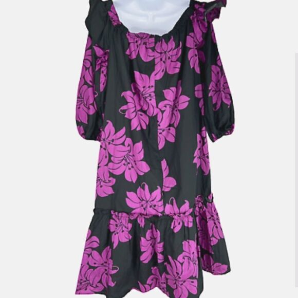 NWT WhoWhatWear Ruffle Dress With Pockets! Small - Picture 5 of 6